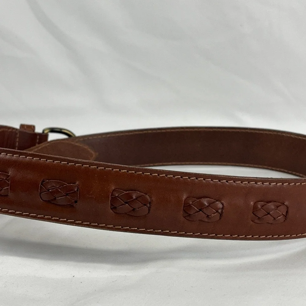 Thornton Bay Genuine Brown Leather‎ Made in Turkey  Belt size 36